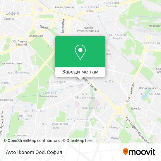 Avto Ikonom Ood карта