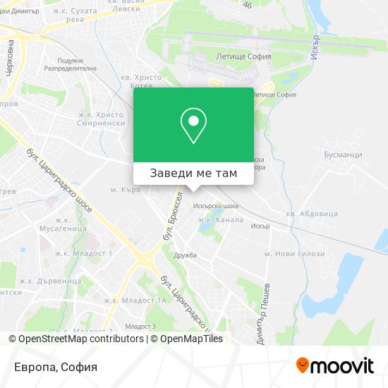 Европа карта