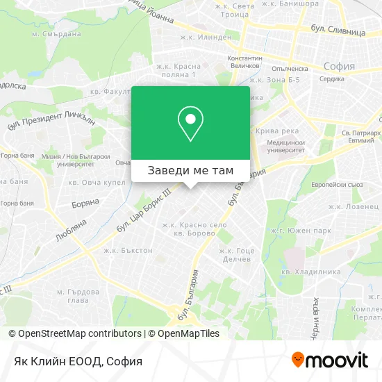 Як Клийн ЕООД карта