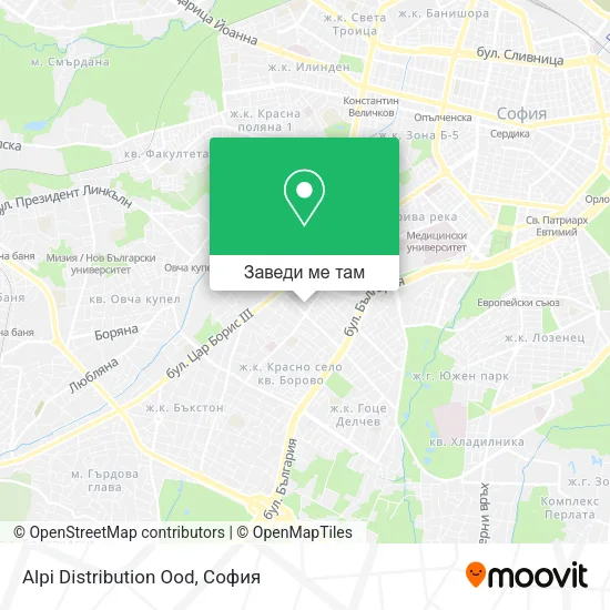 Alpi Distribution Ood карта