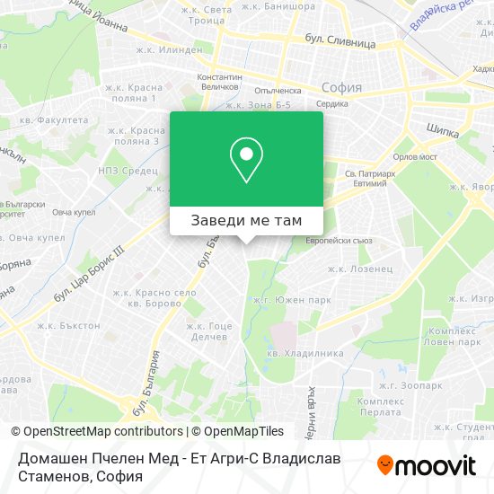Домашен Пчелен Мед - Ет Агри-С Владислав Стаменов карта