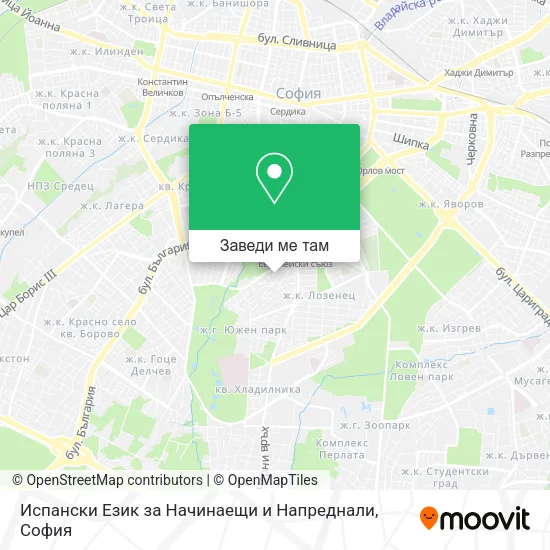 Испански Език за Начинаещи и Напреднали карта