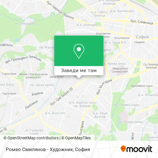 Ромео Смилянов - Художник карта