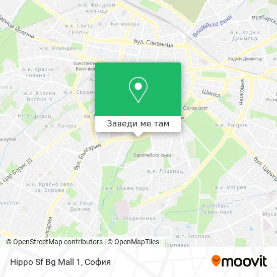 Hippo Sf Bg Mall 1 карта