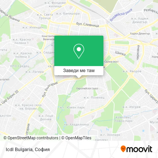 Icdl Bulgaria карта
