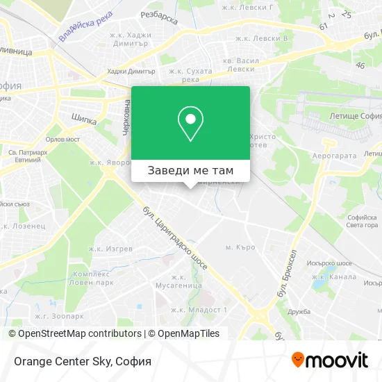 Orange Center Sky карта