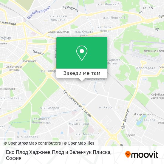 Еко Плод Хаджиев Плод и Зеленчук Плиска карта