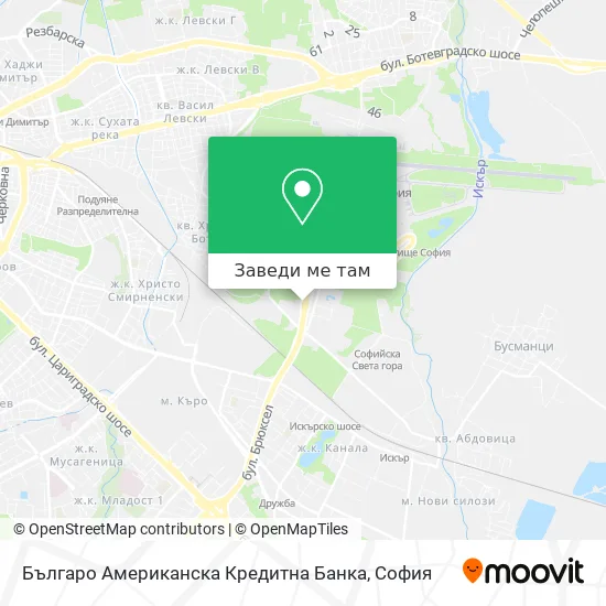 Българо Американска Кредитна Банка карта