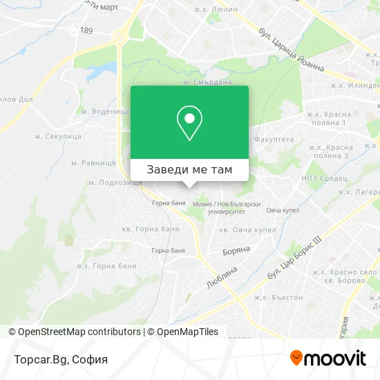 Topcar.Bg карта