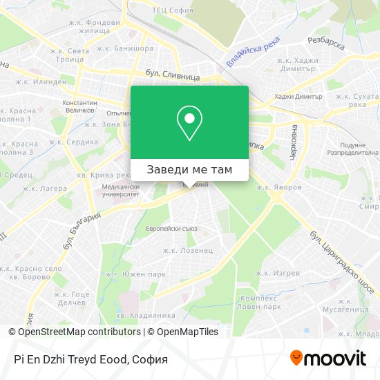 Pi En Dzhi Treyd Eood карта