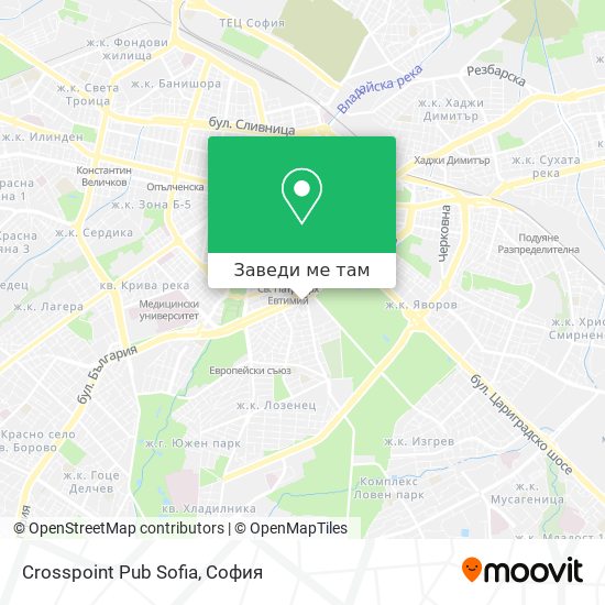 Crosspoint Pub Sofia карта
