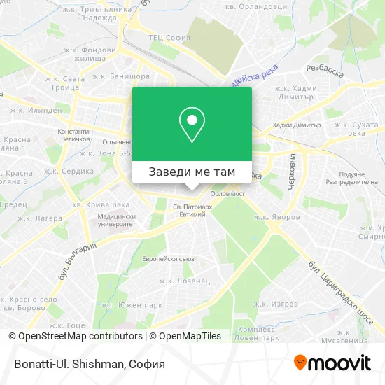 Bonatti-Ul. Shishman карта