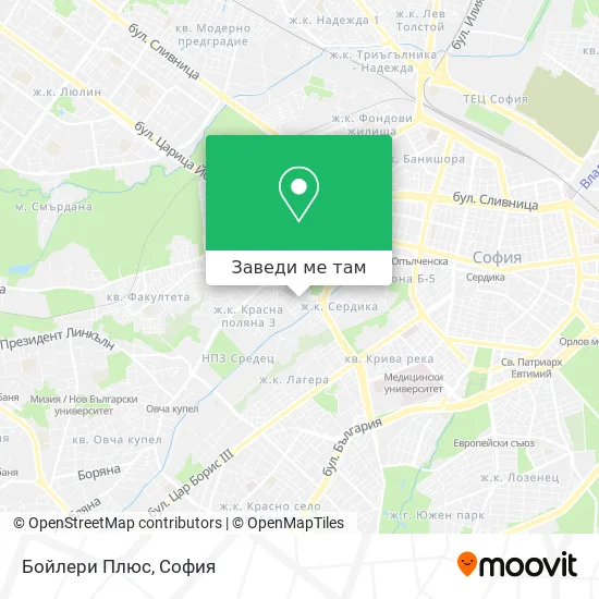 Бойлери Плюс карта