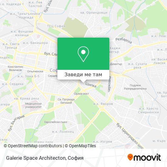 Galerie Space Architecton карта