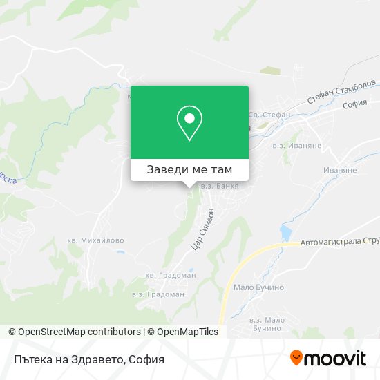 Пътека на Здравето карта