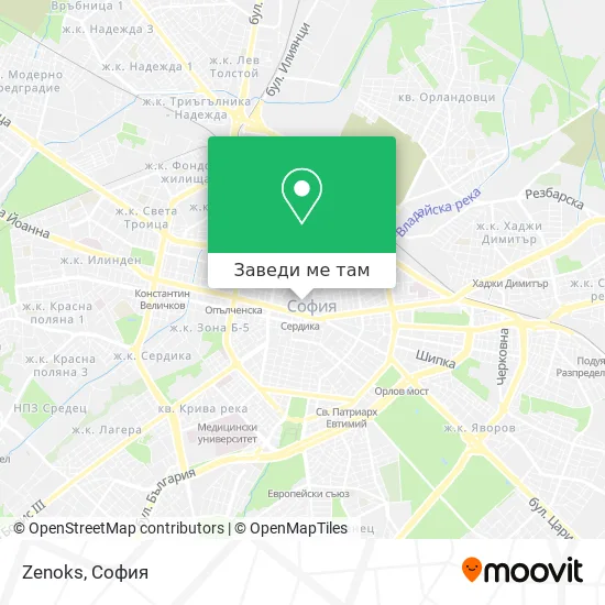Zenoks карта