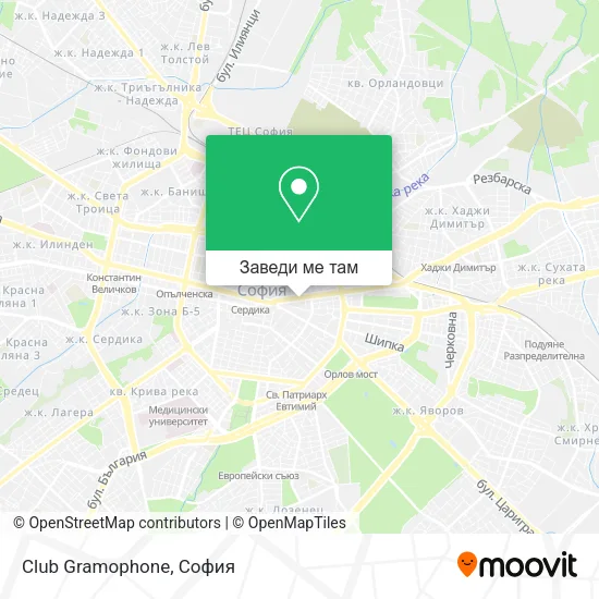 Club Gramophone карта