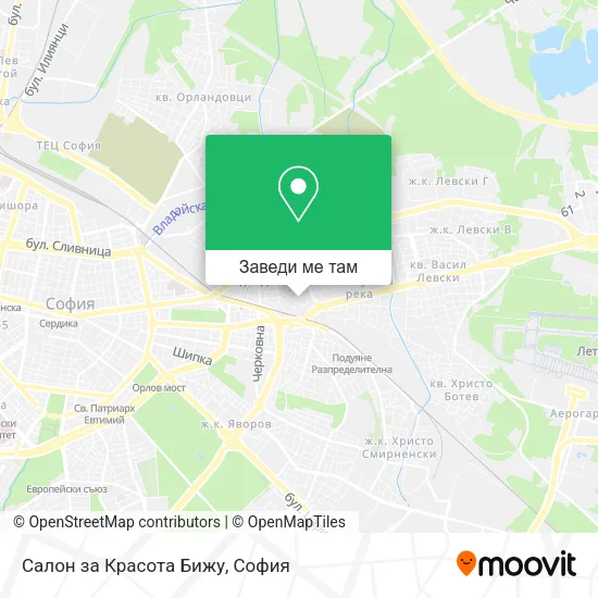 Салон за Красота Бижу карта