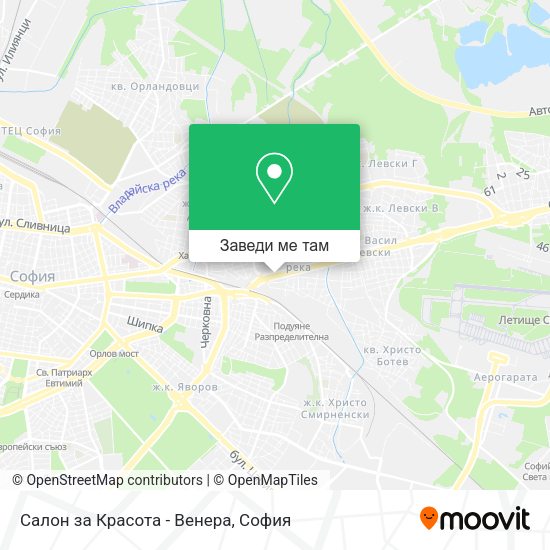 Салон за Красота - Венера карта
