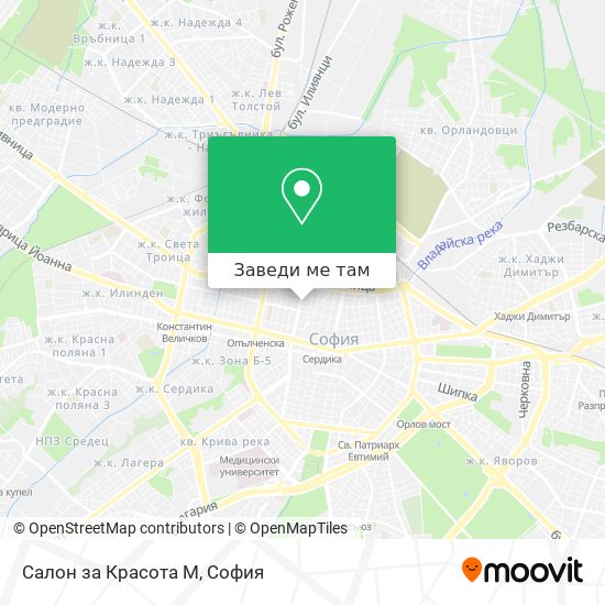 Салон за Красота М карта