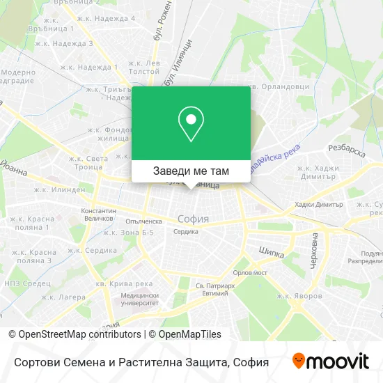 Сортови Семена и Растителна Защита карта