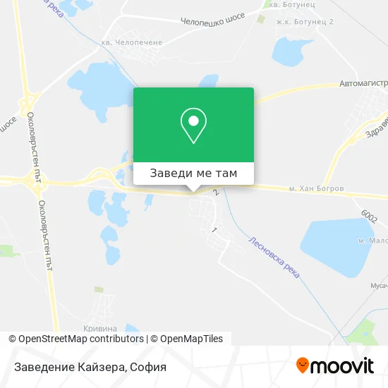Заведение Кайзера карта