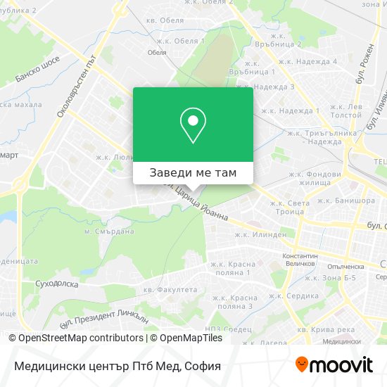 Медицински център Птб Мед карта