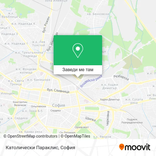 Католически Параклис карта