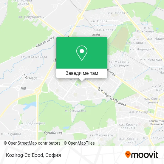 Kozirog-Cc Eood карта