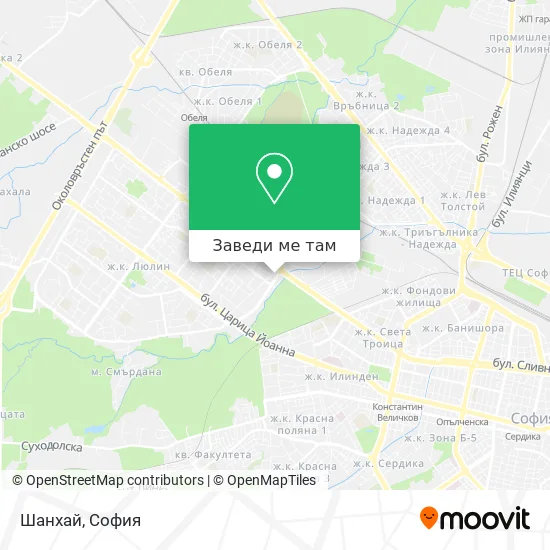 Шанхай карта