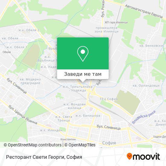 Ресторант Свети Георги карта