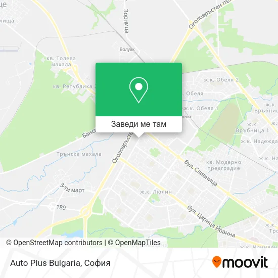 Auto Plus Bulgaria карта