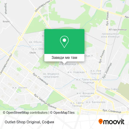 Outlet-Shop Original карта