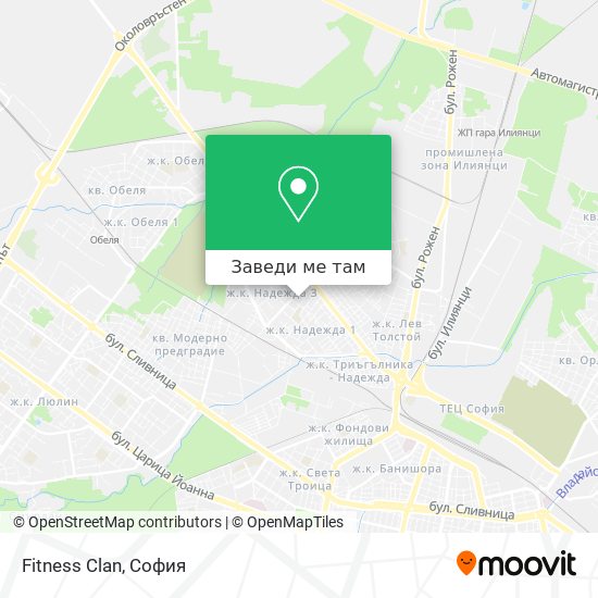 Fitness Clan карта