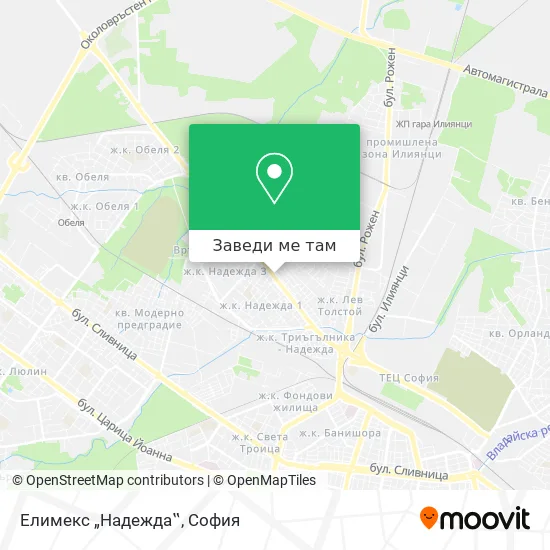 Елимекс „Надежда‟ карта