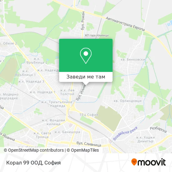 Корал 99 ООД карта