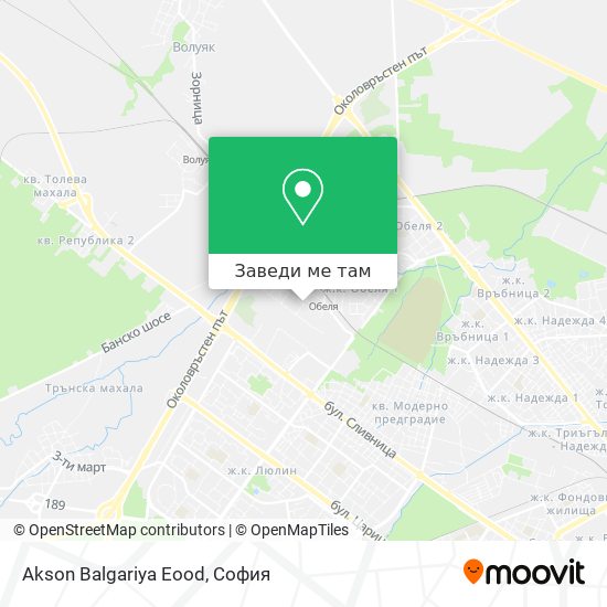 Akson Balgariya Eood карта