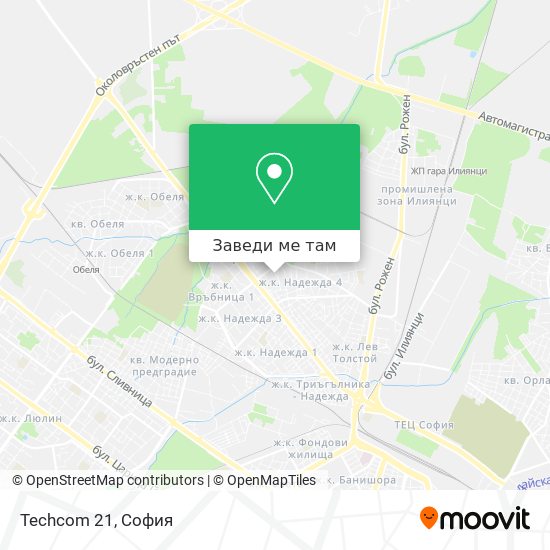 Techcom 21 карта