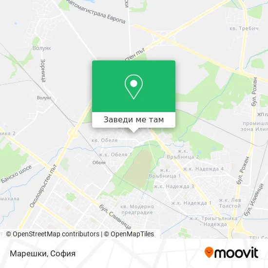 Марешки карта