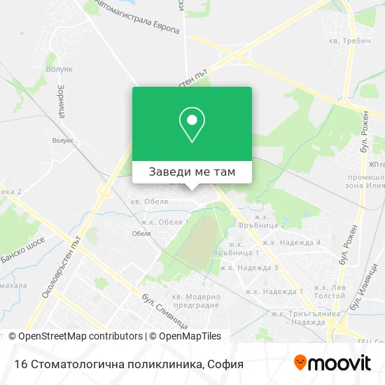 16 Стоматологична поликлиника карта