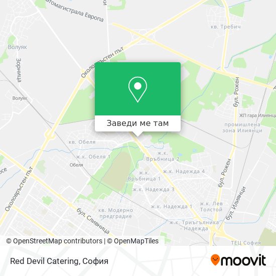 Red Devil Catering карта