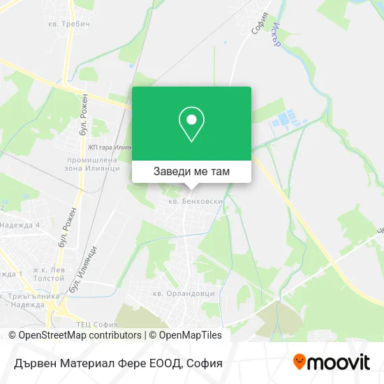 Дървен Материал Фере ЕООД карта