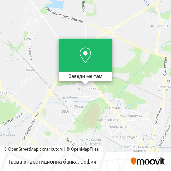 Първа инвестиционна банка карта