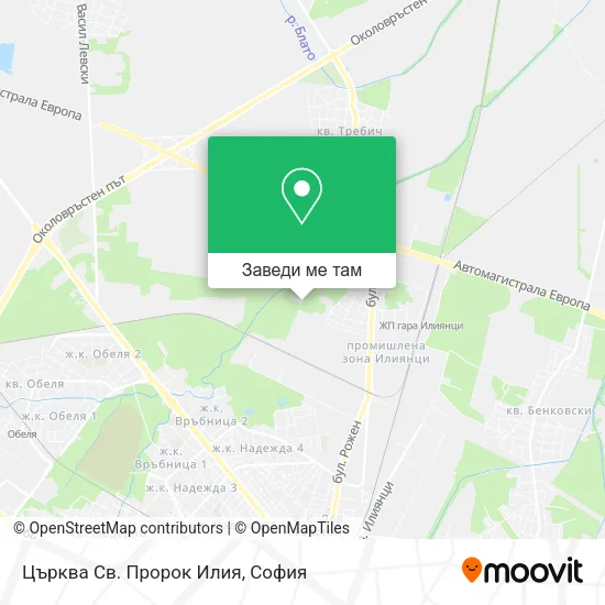 Църква Св. Пророк Илия карта