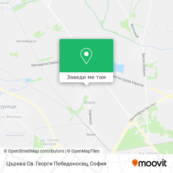 Църква Св. Георги Победоносец карта