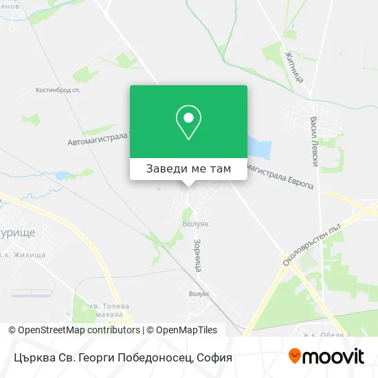Църква Св. Георги Победоносец карта