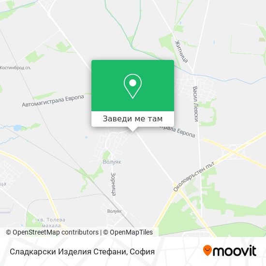 Сладкарски Изделия Стефани карта