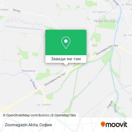 Zoomagazin Akita карта