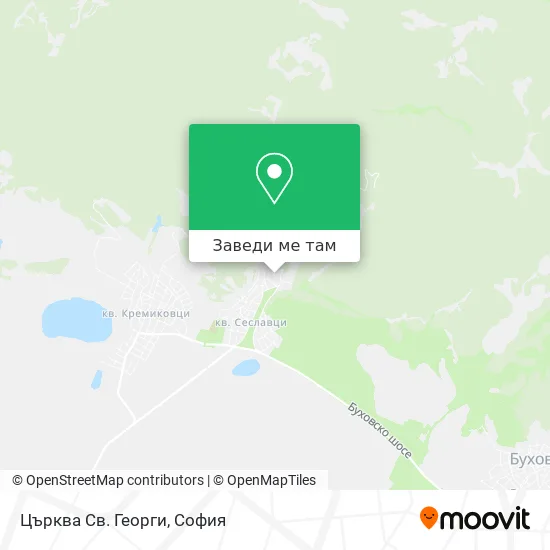 Църква Св. Георги карта