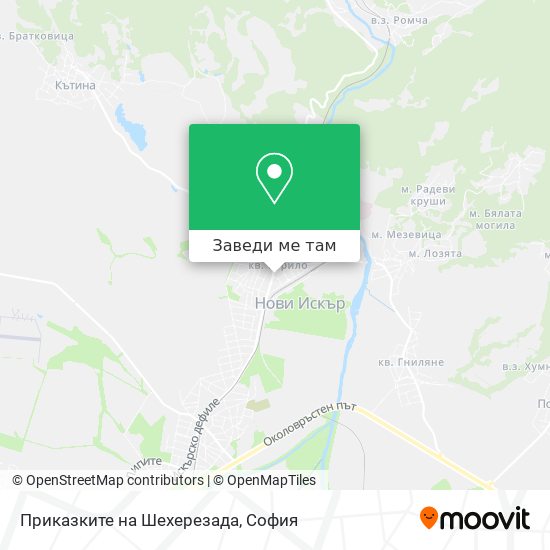 Приказките на Шехерезада карта